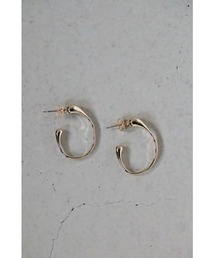 ドロップラインフープピアス
