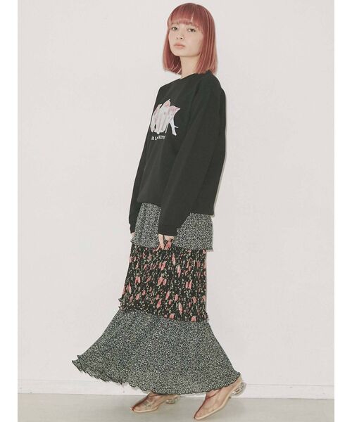 merry jenny(メリージェニー)の「エアリーパイピングフラットパンプス(パンプス・レディース・ライトブルー/ブラック/ベージュ・MEDIUM/LARGE)」の12枚目の写真