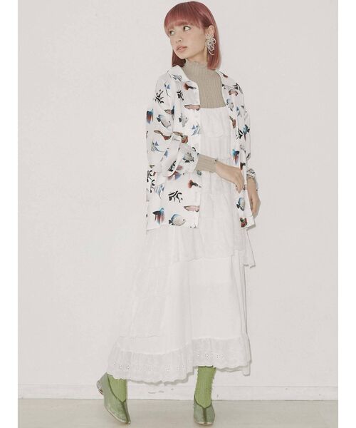 merry jenny(メリージェニー)の「エアリーパイピングフラットパンプス(パンプス・レディース・ライトブルー/ブラック/ベージュ・MEDIUM/LARGE)」の13枚目の写真