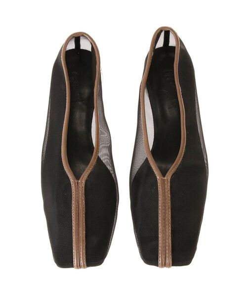 merry jenny(メリージェニー)の「エアリーパイピングフラットパンプス(パンプス・レディース・ライトブルー/ブラック/ベージュ・MEDIUM/LARGE)」の5枚目の写真