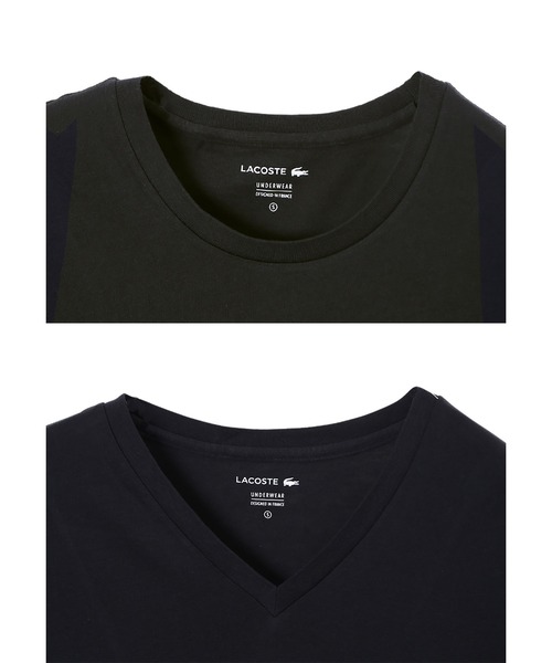 LACOSTE(ラコステ)の「ラコステ LACOSTE Tシャツ カットソー メンズ 肌着 インナー 綿 無地 無地 ロゴ ワンポイント 半袖 ブランド(Tシャツ/カットソー・メンズ・ホワイト/ブラック/ホワイト系その他/ブラック系その他/グレー・SMALL/MEDIUM/LARGE/X-LARGE)」の11枚目の写真
