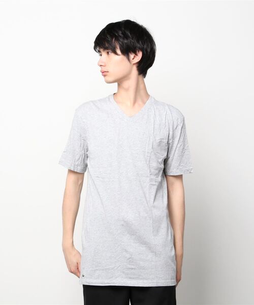 LACOSTE(ラコステ)の「ラコステ LACOSTE Tシャツ カットソー メンズ 肌着 インナー 綿 無地 無地 ロゴ ワンポイント 半袖 ブランド(Tシャツ/カットソー・メンズ・ホワイト/ブラック/ホワイト系その他/ブラック系その他/グレー・SMALL/MEDIUM/LARGE/X-LARGE)」の17枚目の写真