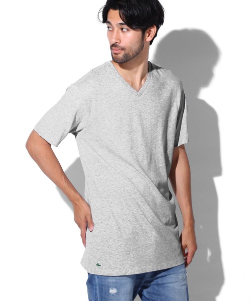 LACOSTE(ラコステ)の「ラコステ LACOSTE Tシャツ カットソー メンズ 肌着 インナー 綿 無地 無地 ロゴ ワンポイント 半袖 ブランド(Tシャツ/カットソー・メンズ・ホワイト/ブラック/ホワイト系その他/ブラック系その他/グレー・SMALL/MEDIUM/LARGE/X-LARGE)」の10枚目の写真