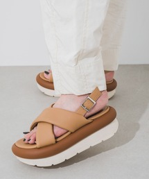 EVOL | 【EVOL】クロスクッションベルトプラットフォームサンダル IS9811(サンダル)