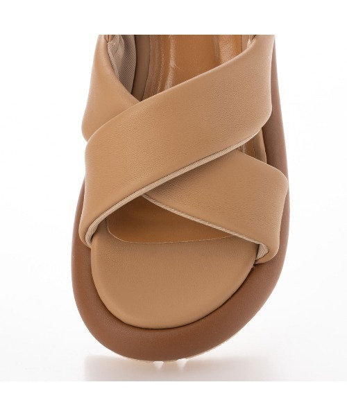 EVOL（イーボル）の「【EVOL】クロスクッションベルトプラットフォームサンダル IS9811（サンダル・レディース・ブラック/ベージュ/アイボリー・S/M/L）」の13枚目の写真