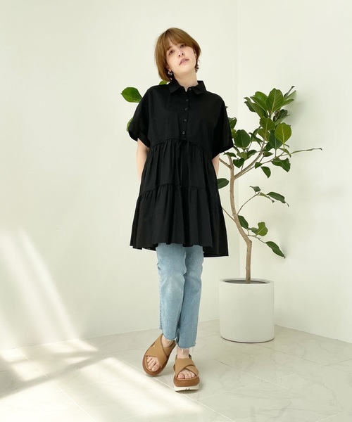 EVOL（イーボル）の「【EVOL】クロスクッションベルトプラットフォームサンダル IS9811（サンダル・レディース・ブラック/ベージュ/アイボリー・S/M/L）」の22枚目の写真