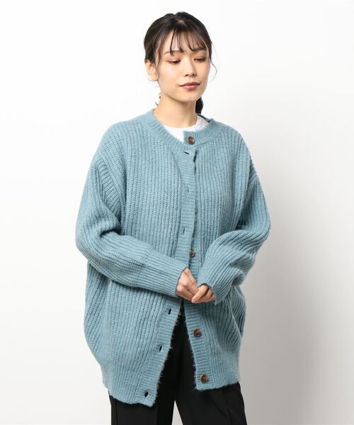 KOBE LETTUCE(コウベレタス)の「ゆるニットカーディガン(カーディガン/ボレロ・レディース・ピンク/ブルー/ライトベージュ・FREE)」の13枚目の写真