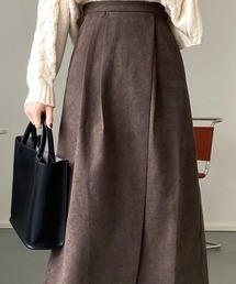 tone（トーン）の「【NiiNa】フェイクスウェードスカート（スカート）」