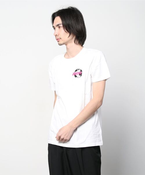 JIMMY'Z（ジミーズ）の「【T18】【JIMMY'Z】WORLD T-SHIRTS（Tシャツ/カットソー・レディース・ホワイト/ブラック・MEDIUM/LARGE）」の4枚目の写真