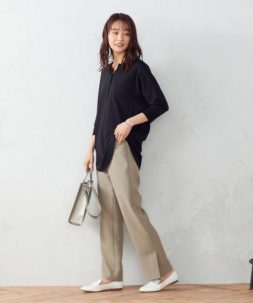 COMME CA MODELS(コムサモデルズ)の「サイドベンツ パンツ(その他パンツ・レディース・カーキ/ベージュ/ブラック・X-SMALL/SMALL/X-LARGE/MEDIUM/LARGE)」の17枚目の写真