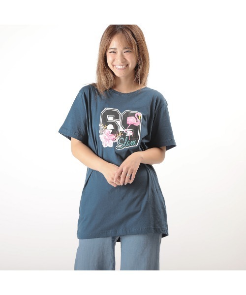 69SLAM(ロックスラム)の「69SLAM ロックスラム メンズ クルーネック 半袖 Tシャツ(Tシャツ/カットソー・メンズ・グレー/ネイビー・MEDIUM)」の6枚目の写真