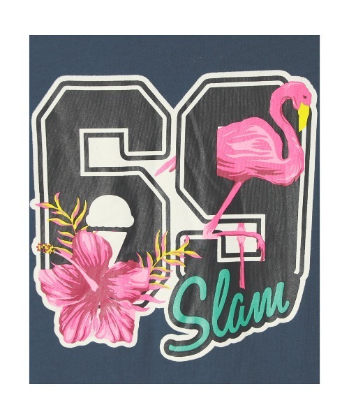 69SLAM(ロックスラム)の「69SLAM ロックスラム メンズ クルーネック 半袖 Tシャツ(Tシャツ/カットソー・メンズ・グレー/ネイビー・MEDIUM)」の5枚目の写真