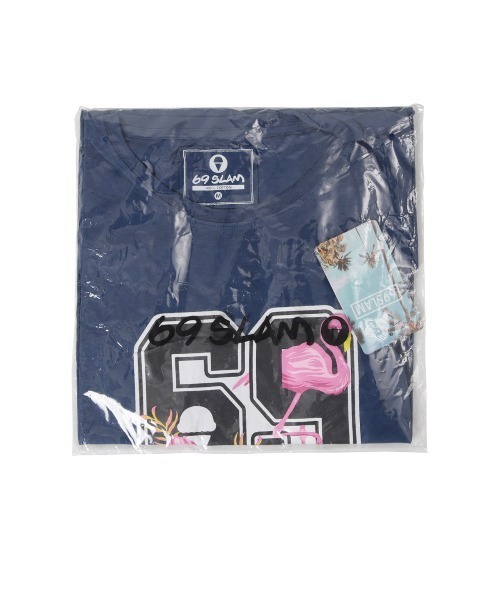 69SLAM(ロックスラム)の「69SLAM ロックスラム メンズ クルーネック 半袖 Tシャツ(Tシャツ/カットソー・メンズ・グレー/ネイビー・MEDIUM)」の4枚目の写真