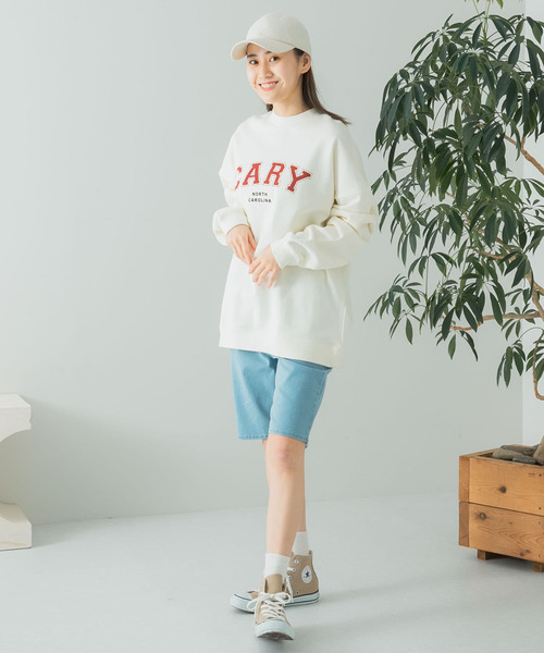 HEYUMM(ヘユム)の「ストレッチバイカーショーツデニム(デニムパンツ・レディース・ライトベージュ/ライトインディゴブルー/ブラック・ONE)」の18枚目の写真