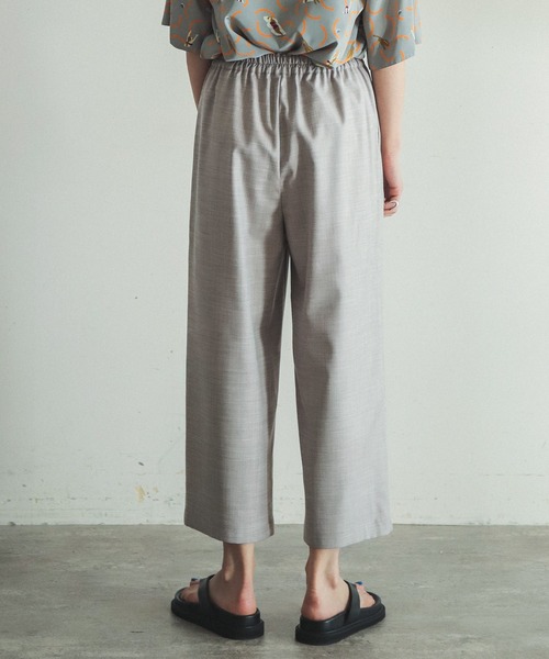 FIL DE FER（フィルデフェール）の「TRスパン　8分丈イージーパンツ（その他パンツ・レディース・ライトグレー/ブラック/グリーン・SMALL/MEDIUM）」の16枚目の写真