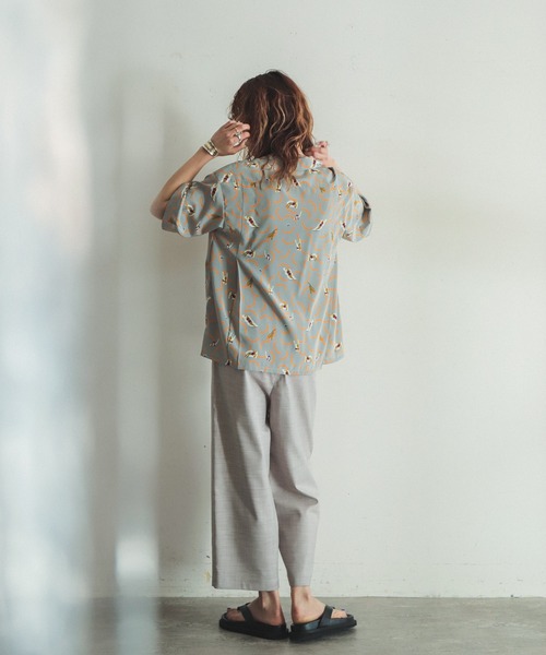 FIL DE FER（フィルデフェール）の「TRスパン　8分丈イージーパンツ（その他パンツ・レディース・ライトグレー/ブラック/グリーン・SMALL/MEDIUM）」の12枚目の写真