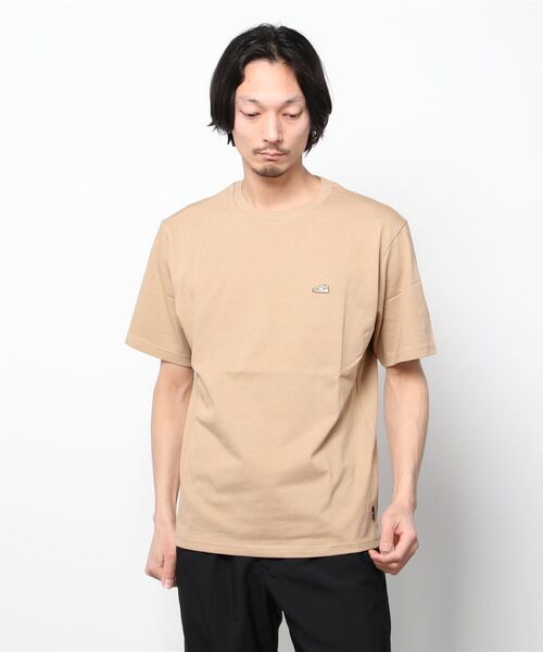 NEW BALANCE（ニューバランス）の「【別注】ニューバランス New Balance オーバーサイズショートスリーブTシャツ_ 限定コラボ（Tシャツ/カットソー・メンズ・ネイビー/ベージュ/ブラック/ホワイト・M/S/LL/L）」の3枚目の写真