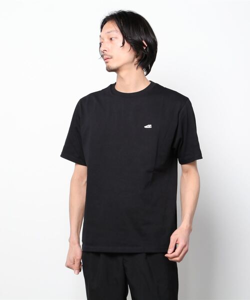 NEW BALANCE（ニューバランス）の「【別注】ニューバランス New Balance オーバーサイズショートスリーブTシャツ_ 限定コラボ（Tシャツ/カットソー・メンズ・ネイビー/ベージュ/ブラック/ホワイト・M/S/LL/L）」の2枚目の写真