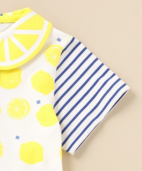 baby cheer（ベイビーチアー）の「シトラス半袖ブラウス（シャツ/ブラウス・キッズ・レモンイエロー・80ｃｍ/90cm/110cm/120cm/100cm）」の6枚目の写真