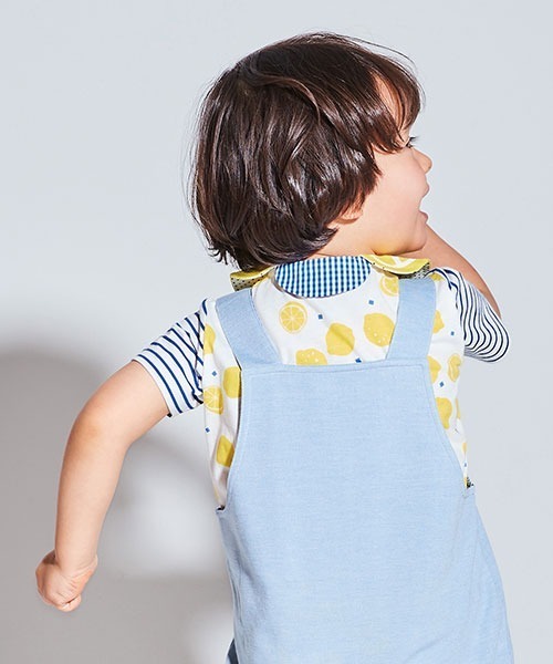 baby cheer（ベイビーチアー）の「シトラス半袖ブラウス（シャツ/ブラウス・キッズ・レモンイエロー・80ｃｍ/90cm/110cm/120cm/100cm）」の12枚目の写真