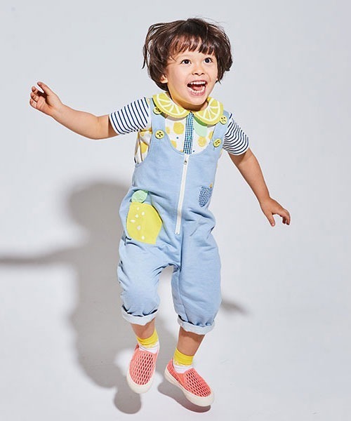 baby cheer（ベイビーチアー）の「シトラス半袖ブラウス（シャツ/ブラウス・キッズ・レモンイエロー・80ｃｍ/90cm/110cm/120cm/100cm）」の13枚目の写真