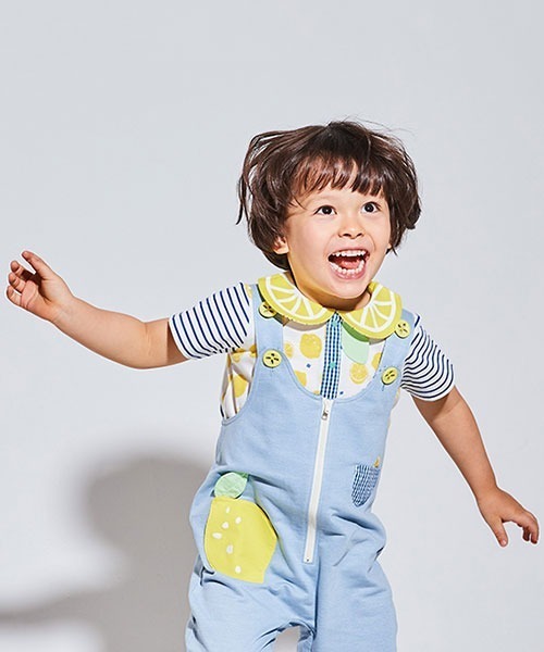 baby cheer（ベイビーチアー）の「シトラス半袖ブラウス（シャツ/ブラウス・キッズ・レモンイエロー・80ｃｍ/90cm/110cm/120cm/100cm）」の11枚目の写真