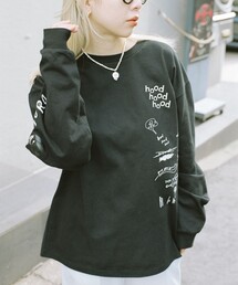 FREAK'S STORE | hood/フッド 別注hood TEE/別注フッドTシャツ(Tシャツ/カットソー)