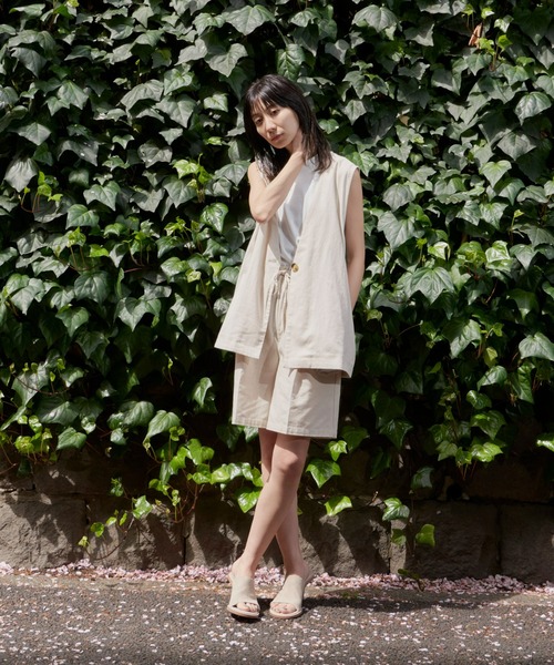 Auntie Rosa Holiday(アンティローザホリデー)の「※入荷禁止※レーヨン麻イージーショーツ(セットアップ対応)(その他パンツ・レディース・ベージュ/ブラック/グリーン/ピンク・FREE)」の17枚目の写真