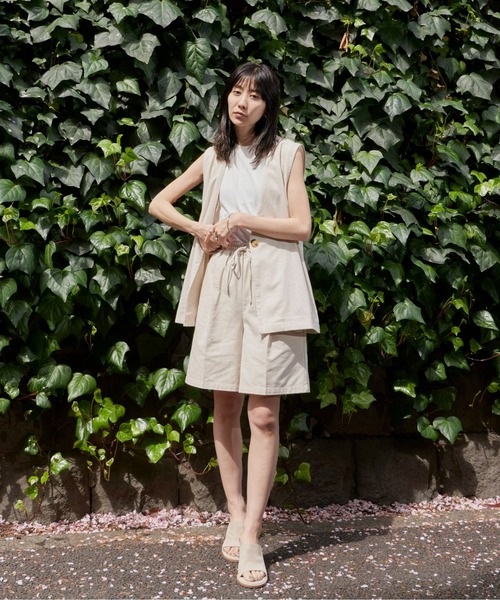 Auntie Rosa Holiday(アンティローザホリデー)の「※入荷禁止※レーヨン麻イージーショーツ(セットアップ対応)(その他パンツ・レディース・ベージュ/ブラック/グリーン/ピンク・FREE)」の15枚目の写真