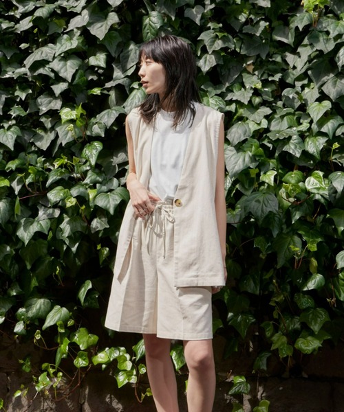 Auntie Rosa Holiday(アンティローザホリデー)の「※入荷禁止※レーヨン麻イージーショーツ(セットアップ対応)(その他パンツ・レディース・ベージュ/ブラック/グリーン/ピンク・FREE)」の12枚目の写真