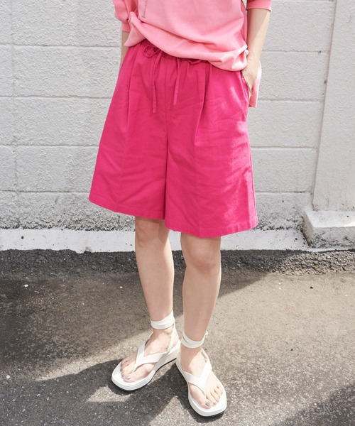 Auntie Rosa Holiday(アンティローザホリデー)の「※入荷禁止※レーヨン麻イージーショーツ(セットアップ対応)(その他パンツ・レディース・ベージュ/ブラック/グリーン/ピンク・FREE)」の21枚目の写真