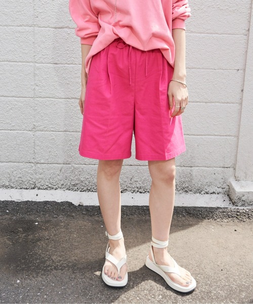 Auntie Rosa Holiday(アンティローザホリデー)の「※入荷禁止※レーヨン麻イージーショーツ(セットアップ対応)(その他パンツ・レディース・ベージュ/ブラック/グリーン/ピンク・FREE)」の22枚目の写真