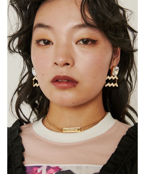 パメオポーズ ネックレス PAMEO POSE（パメオポーズ）の「Aquarius Plate Choker