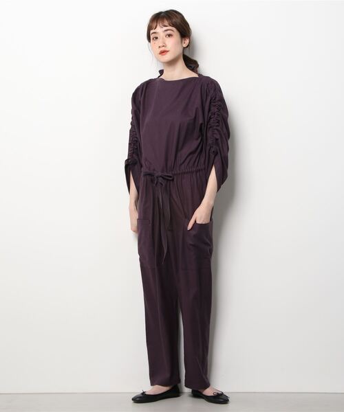 Firsthand(ファーストハンド)の「Baserange / ベースレンジ FALLING JUMPSUIT(つなぎ/オールインワン・レディース・ワインレッド・X-SMALL)」の1枚目の写真