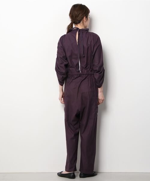 Firsthand(ファーストハンド)の「Baserange / ベースレンジ FALLING JUMPSUIT(つなぎ/オールインワン・レディース・ワインレッド・X-SMALL)」の3枚目の写真