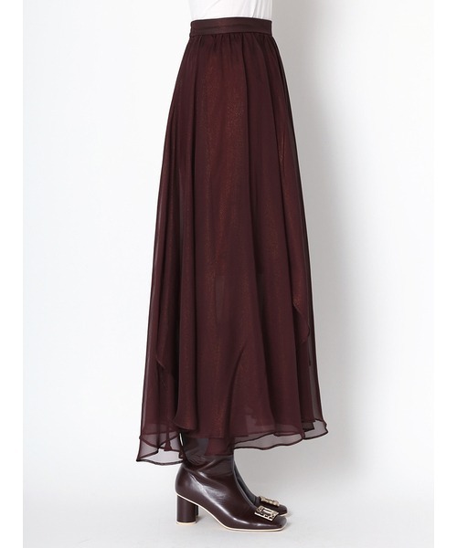 LILY BROWN（リリーブラウン）の「フレアスカート（スカート・レディース・ブラウン・ONE SIZE）」の4枚目の写真