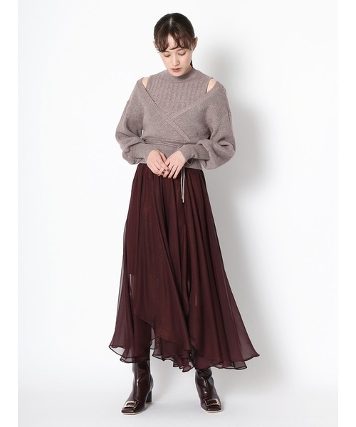 LILY BROWN（リリーブラウン）の「フレアスカート（スカート・レディース・ブラウン・ONE SIZE）」の19枚目の写真