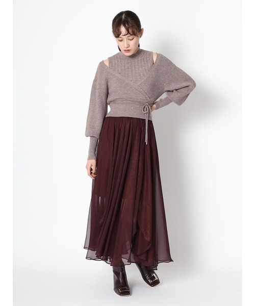 LILY BROWN（リリーブラウン）の「フレアスカート（スカート・レディース・ブラウン・ONE SIZE）」の17枚目の写真