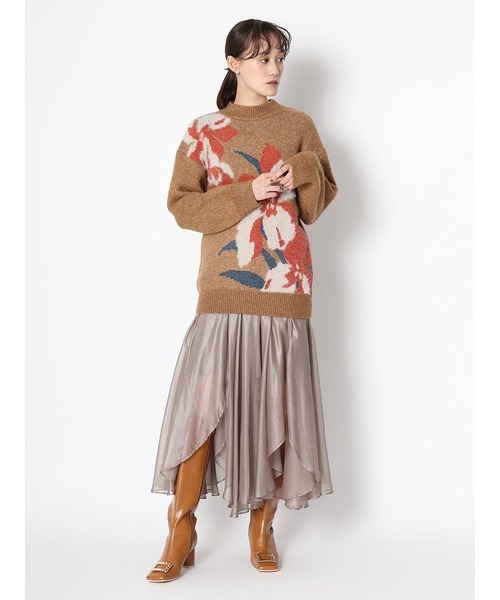 LILY BROWN（リリーブラウン）の「フレアスカート（スカート・レディース・ブラウン・ONE SIZE）」の10枚目の写真