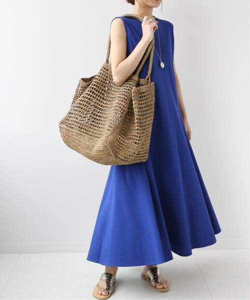 JOURNAL STANDARD relume(ジャーナルスタンダード レリューム)の「《追加》コットンマーメイドラインワンピース(ワンピース・レディース・ブラック/ネイビー/イエロー・FREE)」の11枚目の写真