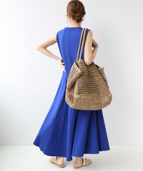 JOURNAL STANDARD relume(ジャーナルスタンダード レリューム)の「《追加》コットンマーメイドラインワンピース(ワンピース・レディース・ブラック/ネイビー/イエロー・FREE)」の13枚目の写真