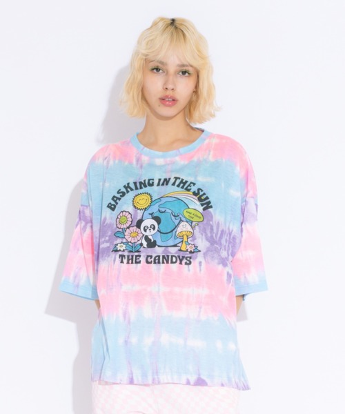 candy stripper タイダイシャツ セール】HAVE A GOOD TIME TIE DYE Tシャツ（Tシャツ/カットソー