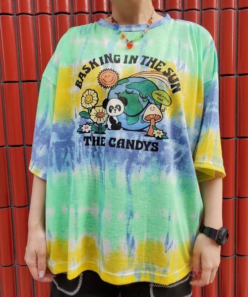 candy stripper タイダイシャツ セール】HAVE A GOOD TIME TIE DYE Tシャツ（Tシャツ/カットソー