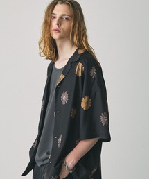 EMMA CLOTHES | ルーズオーバーオープンカラーマルチパターンS/Sシャツ EMMA CLOTHES 2022 SUMMER(シャツ/ブラウス)