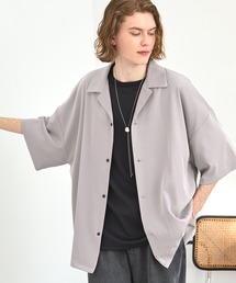 EMMA CLOTHES | ルーズオーバーオープンカラーマルチパターンS/Sシャツ EMMA CLOTHES(シャツ/ブラウス)