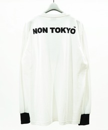 NON TOKYO 山の風景プリント カットソー