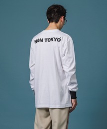 NON TOKYO 山の風景プリント カットソー トップス