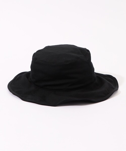 KIJIMA TAKAYUKI(キジマ タカユキ)の「KIJIMA TAKAYUKI COOL SAFARI HAT コットンポリエステル サファリハット(ハット・メンズ・ホワイト/グリーン・2/XS)」の5枚目の写真