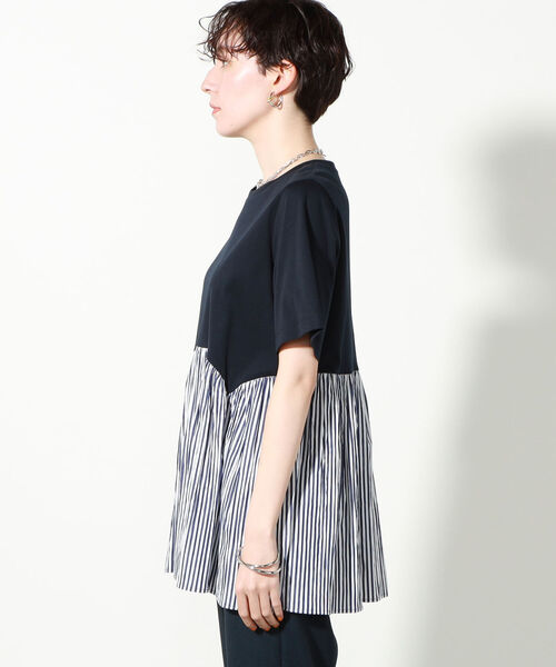 NOLLEY’S(ノーリーズ)の「ウエスト切り替えプルオーバーカットソー(Tシャツ/カットソー・レディース・ホワイト/ブラック/ブルー系その他7・FREE)」の13枚目の写真