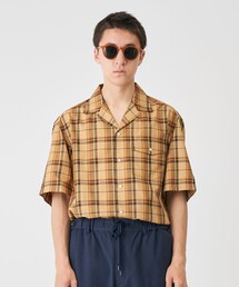 【UNISEX】ツイルチェック シャツ